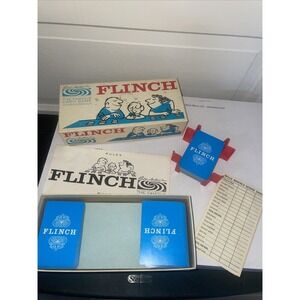 Vintage 1963 Flinch Card Game W Full Deck, Original Card Holder & Instructions!